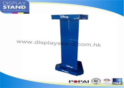 China 4 Color Printed Metal Retail Display Stands Unit , Three - Face Makeup Displays for sale