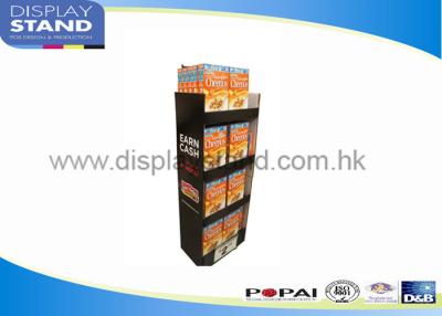 China Advertising Floor Standing Bottle Display Shelf Unit / Supermarket Display Stand for sale