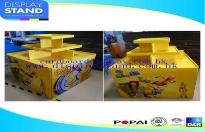 China Supermarket Cardboard Dump Bin Carton Display For Food And Facial Tissue for sale