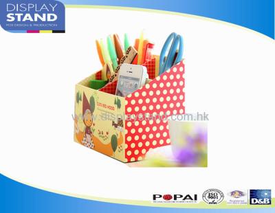 China Cute Counter Box Corrugated Cardboard Display Trays For Brochure for sale