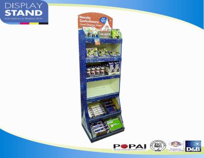 China Free Standing Cardboard Retail Display Stands with Pegs for Christmas Items for sale