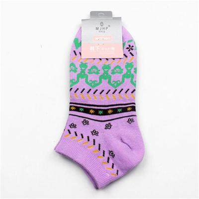 China Colorful design summer ship socks for women for sale