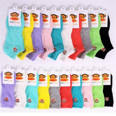 China Exquisite socks with cartoon embroiderying logo for women for sale