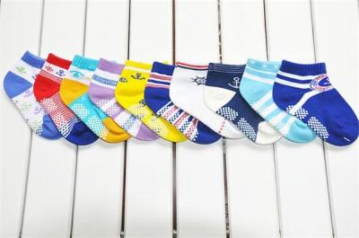 China 2015 Fashion knitted colorful design AZO-free terry cotton boys socks for sale