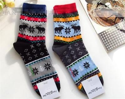 China Top quality christmas gifts cotton winter dress socks for sale