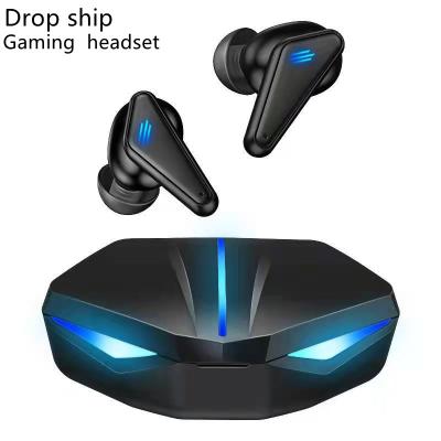 China Dropshipping Gaming Headset With Led Light Active Noise Canceling 0 Delay True Wireless Gaming Headsets With Game Led Light for sale