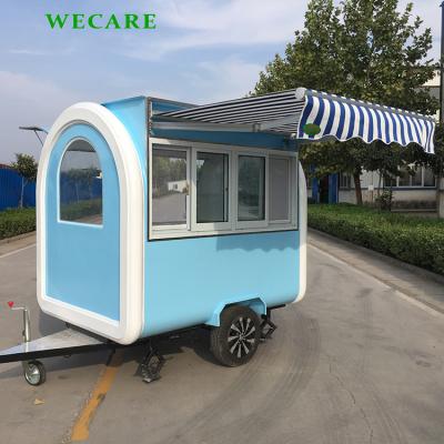 China Hot Selling Mini Bakery Food Cart Outdoor Mobile Cart For Ice Cream for sale