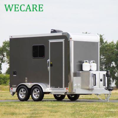 China Outdoor Truck Trailer Wecare Mobile Shop Dog Content Trailer Pet Trailer for sale