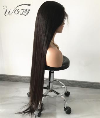 China 100% Silky Straight Hd Wave Hair Lace Front 13*4 360 Full Lace Brazilian Straight Hair Human Hair Wigs for sale