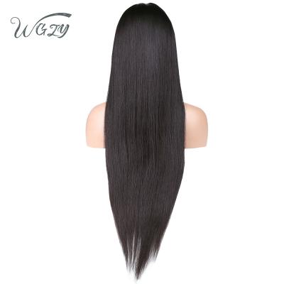 China Wholesale cheap silky straight wave hair lace wig, frontal wig with baby hair full lace wig for sale