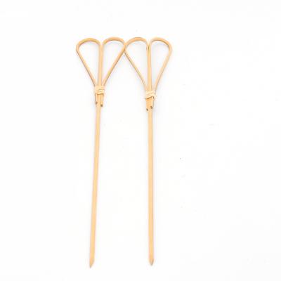 China Disposable Bamboo Barbecue Heart Bamboo Picks for sale