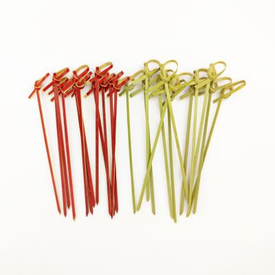 China Easily Cleaned Bamboo Knot Pick Sticks for sale