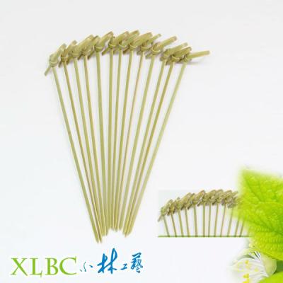 China Easily Cleaned Holding Hygeian Looped Bamboo Skewer Customized for sale