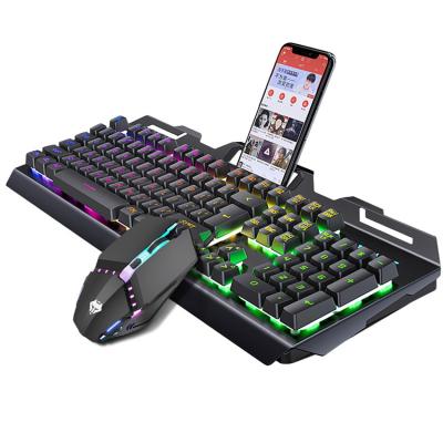 China Gamer Wholesale Real Keyboard Multimedia Keys Diaphragm Robot Feel High End Mouse And Keyboard Set for sale