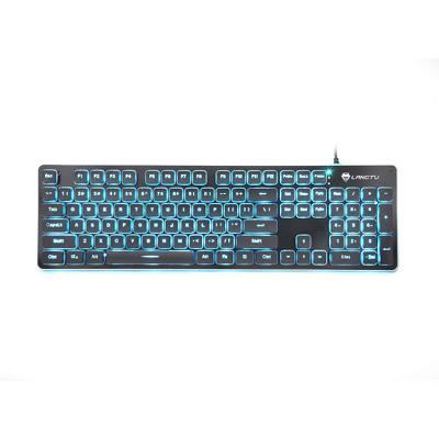 China SX-L1 Mechanical Keyboard Green Shaft Black Mechanical Axis for Gaming or Office Wired 104 Keys Minus Punch for sale