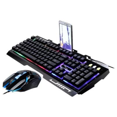 China Simple Middle Surface Result Mirror Frame Cheap Desk, Home Cable Keyboard and Mouse 104 Key Gaming Combos for sale