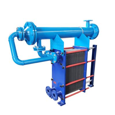 China Hotels Tranter Plate Heat Exchanger Welded Plate Type Condenser Welded Plate Heat Exchanger Boiler for sale