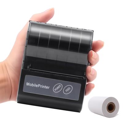 China Mini Handheld 80MM Thermal Printer Mini Wireless Receipt Printer Bill Ticket POS Printing 80HB6 for sale