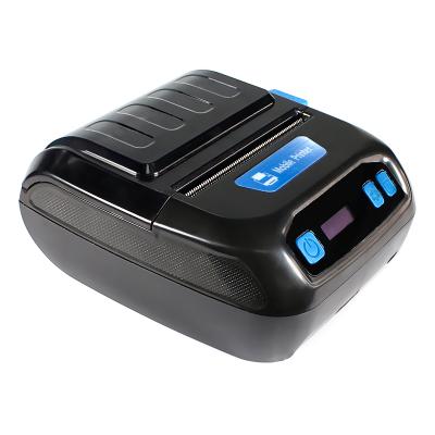 China Latest BT 3inch Small Black And Blue Handheld Mobile Thermal Ticket Bill USB Printer TPL80 for sale