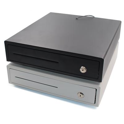 China Durable Wholesale Automatic Manual Trigger Metal Steel Cash Register Small Open Drawer RJ 11 for sale