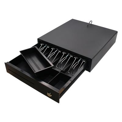 China Durable Hot Vending System 4 Position Bill Trays 3 Coin Trays Metal Cash Drawer Register for sale