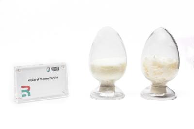 China C21H42O4 Glicerilo monostearato sólido ceroso de color blanco o crema HLB 3.8 en la industria alimentaria farmacéutica y cosmética en venta