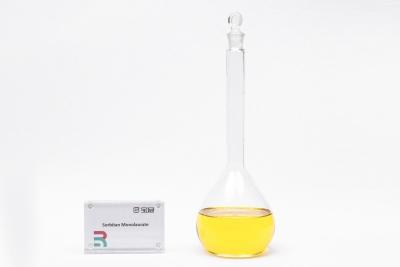 China Sorbitan Monolaurate  or sorbitan laurate  C18H34O6  HLB value 8.6  amber viscous liquid wetting agent  emulsifier  stabilizer for sale