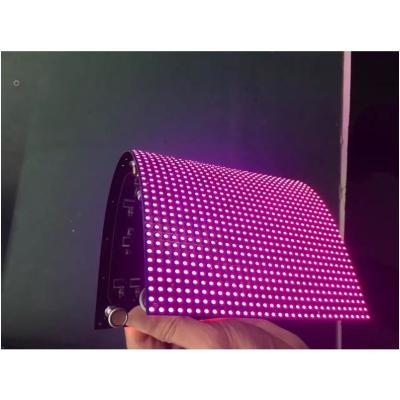 China P5mm flexible led display Panel,P5mm soft led module With MBI5124 Driving IC and Kinglight Gold Wire with High Refresh for sale