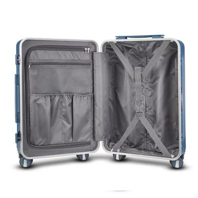 China PC OEM/ODM High Quality Aluminium Frame 20/24 inch Large Cabin Luggage Suit case For Traveling for sale