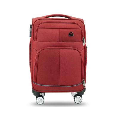 China Vacation Fabric Nylon Travel Handbags Carry On Travel Bags Carry-On Luggage Suitcase Set Trolley Bags Sets Custom Soft Spinner Luggage for sale