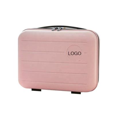 China Cosmetics Convenience Travel Gift Suitcase Trolley Makeup Box Beauty Train Case Moving Custom Logo for sale