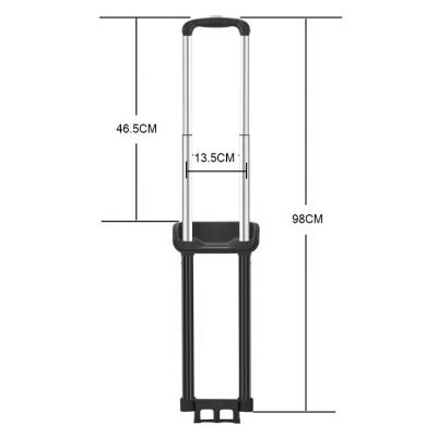 China Hot Sale Metal Luggage Parts Metal Luggage Trolley Adjustable Telescopic Handle for sale