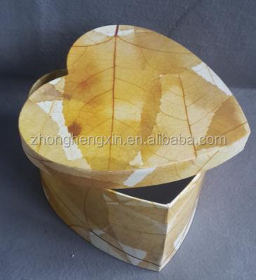 China European style heart shape cardboard biodegradable cremation urn for sale