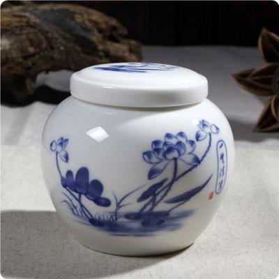 China American Style Chinese Ceramic Material Funeral Urn For Creamation for sale