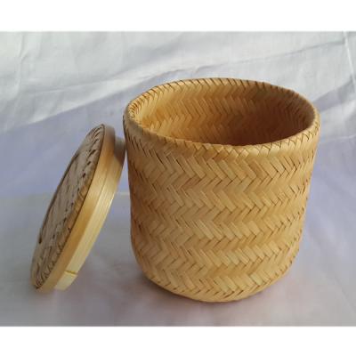 China Bamboo Casket Weave Bamboo Coffin Funeral Weave Rattan Basket Design On Sale for sale