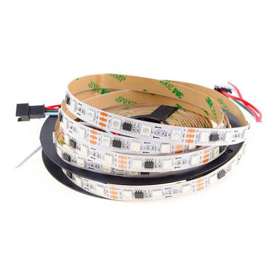 China Factory Warehouse DC12V 5050SMD RGB LED Strip WS2811White/Black PCB 30 48 60 LEDs Accessible for Festival Decoration for sale