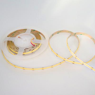 China Warehouse High Efficiency DC12V LE TDC COB LED Strip Light With PCB 608leds/meter Width 10mm 12W/M for sale