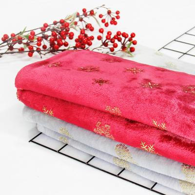 China Baby Tear-Resistant Pajamas Cover Fleece Fabric Flannel Bedding Home Textile Fabric / Print for sale