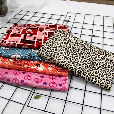 China Factory wholesale custom anti static printed 100% polyester golden velvet coral fabric for home textiles for sale