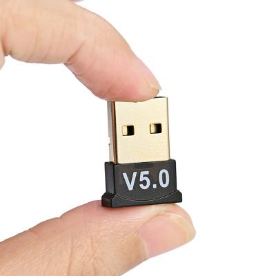 China audio & Video Easy To Carry Blue Tooth USB Adapter Blue Tooth Version 5.0 Desktop Connector Device For PC Laptop Win XP Force for sale