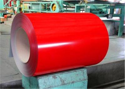 China Pre Painted GRADE 340 Ppgl Steel Coil , ASTM A755M NIPPON BECKER Galvalume Roll for sale