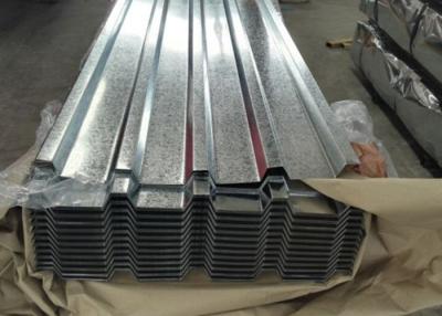 China White Grey Galvanized Metal Roof Panels , Exhibition Halls Galvanized Steel Corrugated Sheet for sale