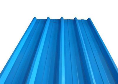 China Length Max 3000mm Galvanized Corrugated Panels , SGCC Corrugated Zinc Roofing Sheets for sale