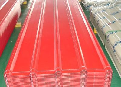 China Galvanized 4x8 Corrugated Steel Sheet PPGI Prepainted Stone Color Width 600-1250mm for sale