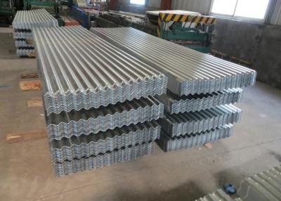 China Galvanized Galvalume Corrugated Metal Panels , SGCC GI GL Corrugated Roofing Iron Sheets for sale