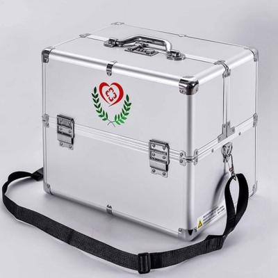 China Medical Nurse Doctors Case First Aid Waterproof Shockproof Dustproof Aluminum Kits for sale