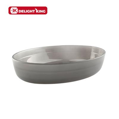 China 1.6L Disposable Oval Microwave Safe High Borosilicate Glass Baking High Quality Glass Mold / Pyrex Glassware for sale