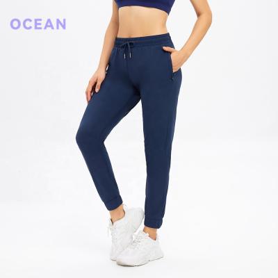 China New Waist Women Jogger Breathable Custom Elastic Casual Workout Lounge Jogger Pants Sweatpants With Pockets for sale