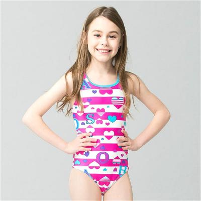 China OEM Lovely Baby Wear Kids Children Bikini Swimwear Breathable Swimming One Piece Swimsuit for sale