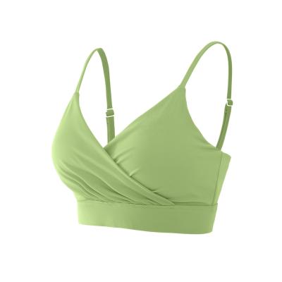 China Breathable Fitness Women Yoga Bra Sports Crop Full Feature Yoga Bra Women High Waist Bra Various Padded for sale